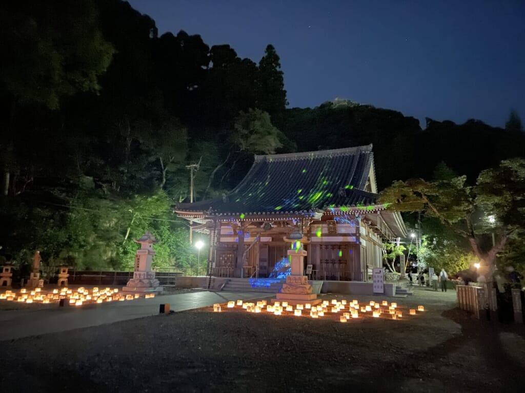 勝尾寺プロジェクションマッピング