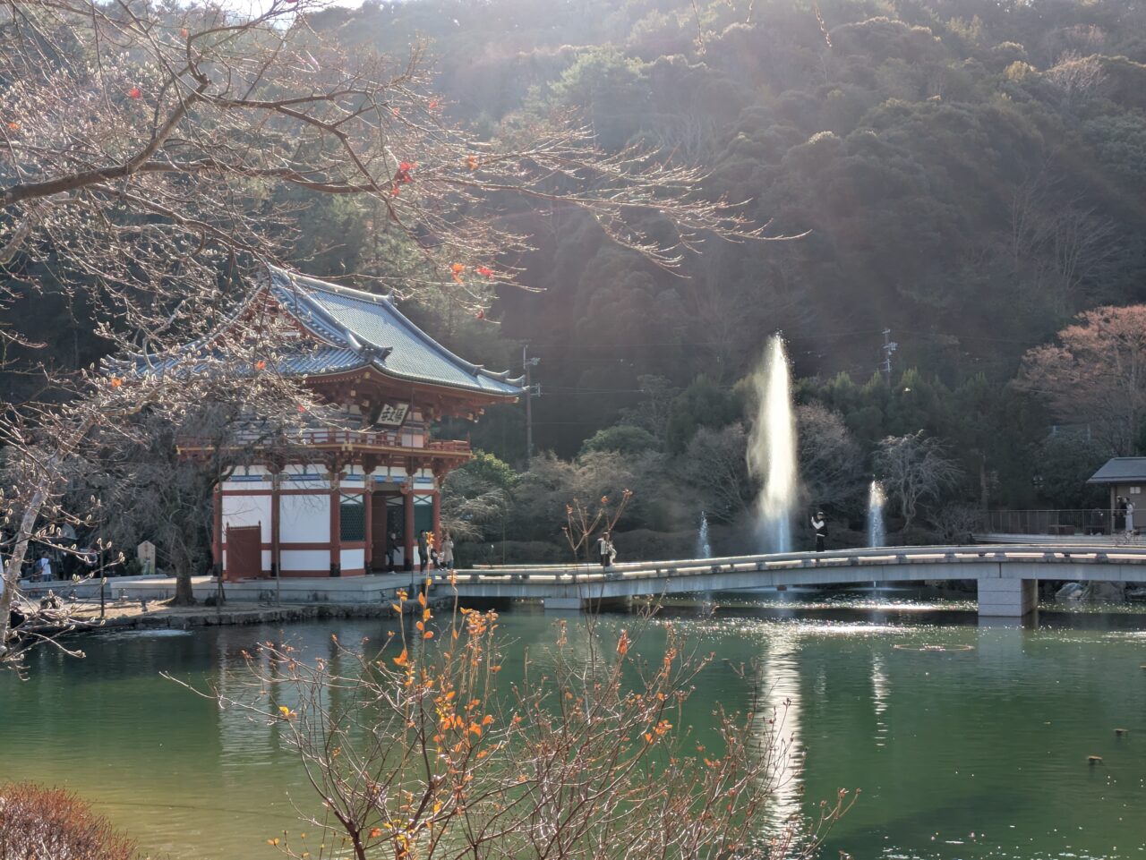 勝尾寺の境内