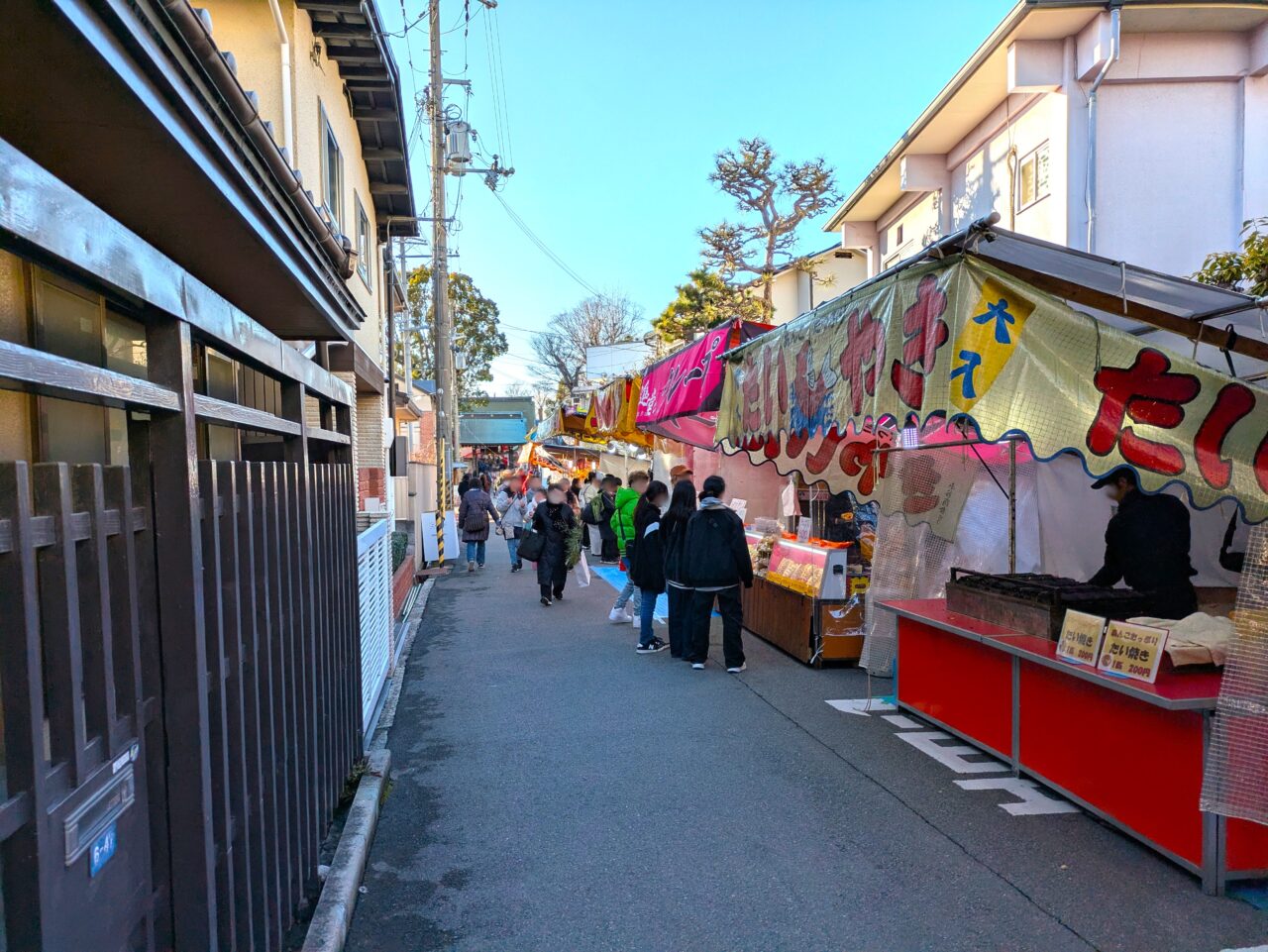 参道の屋台