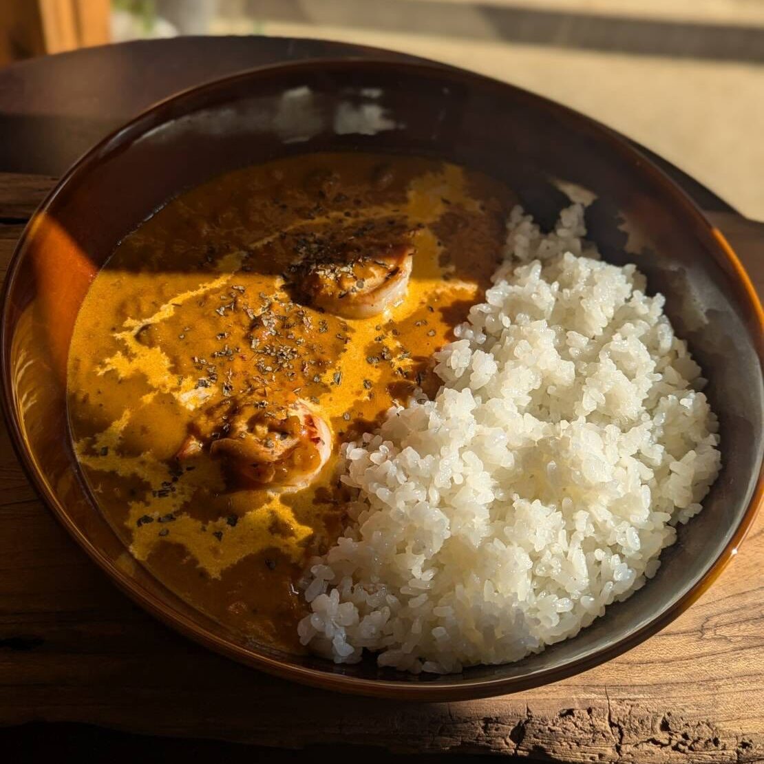 海老とココナッツのスパイシーカレー