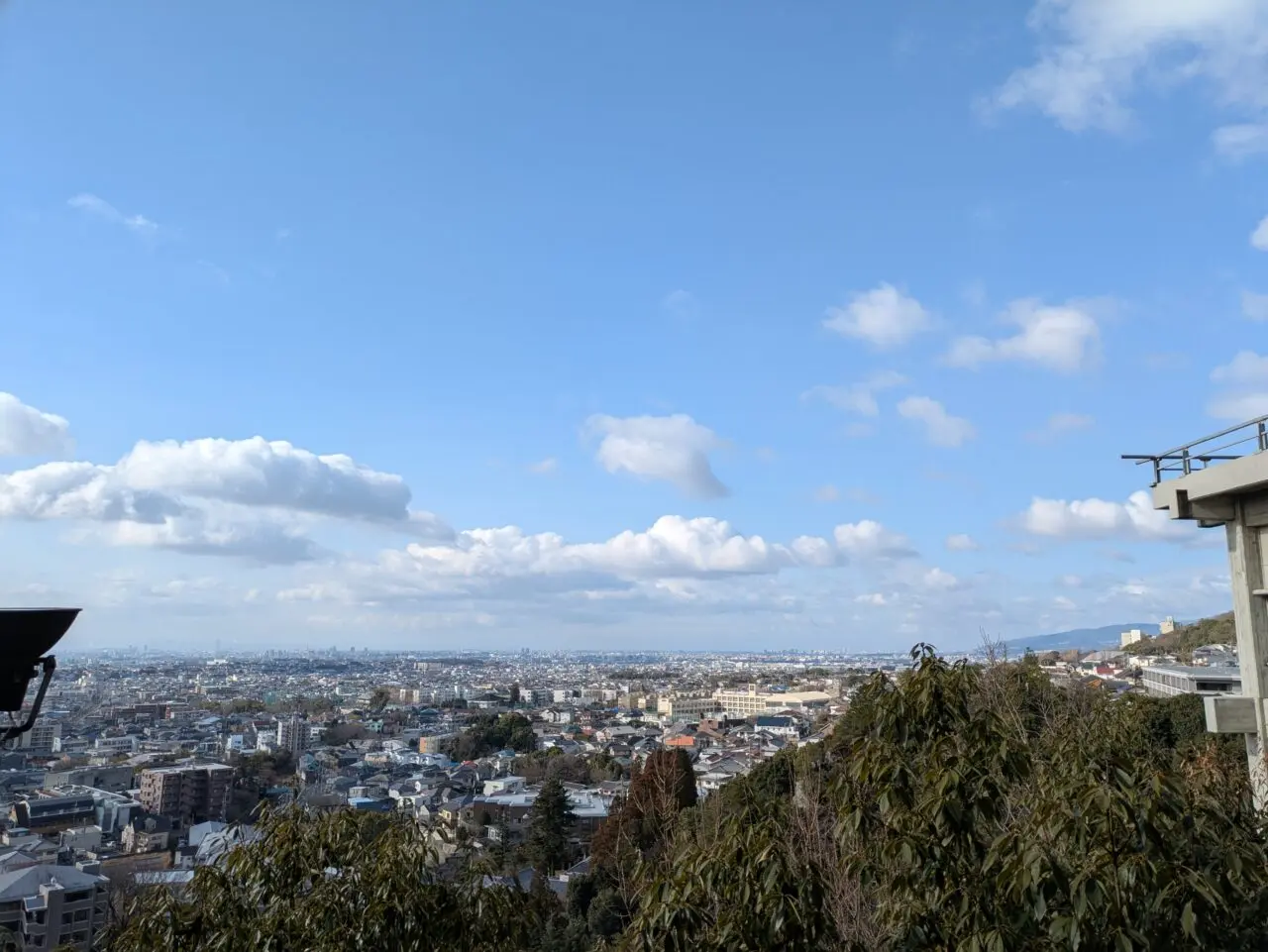 箕面温泉スパーガーデンからの眺望