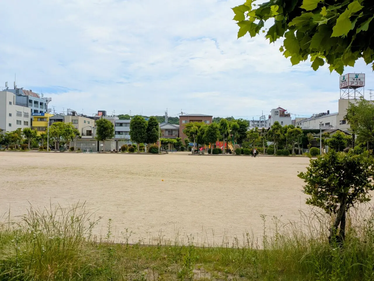 会場となるグランド