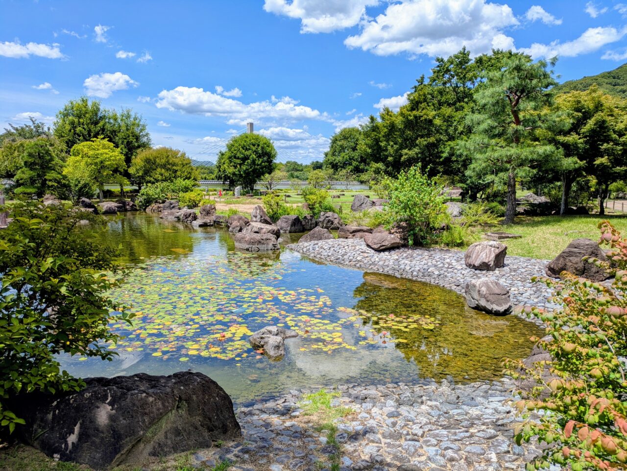 城跡公園の池