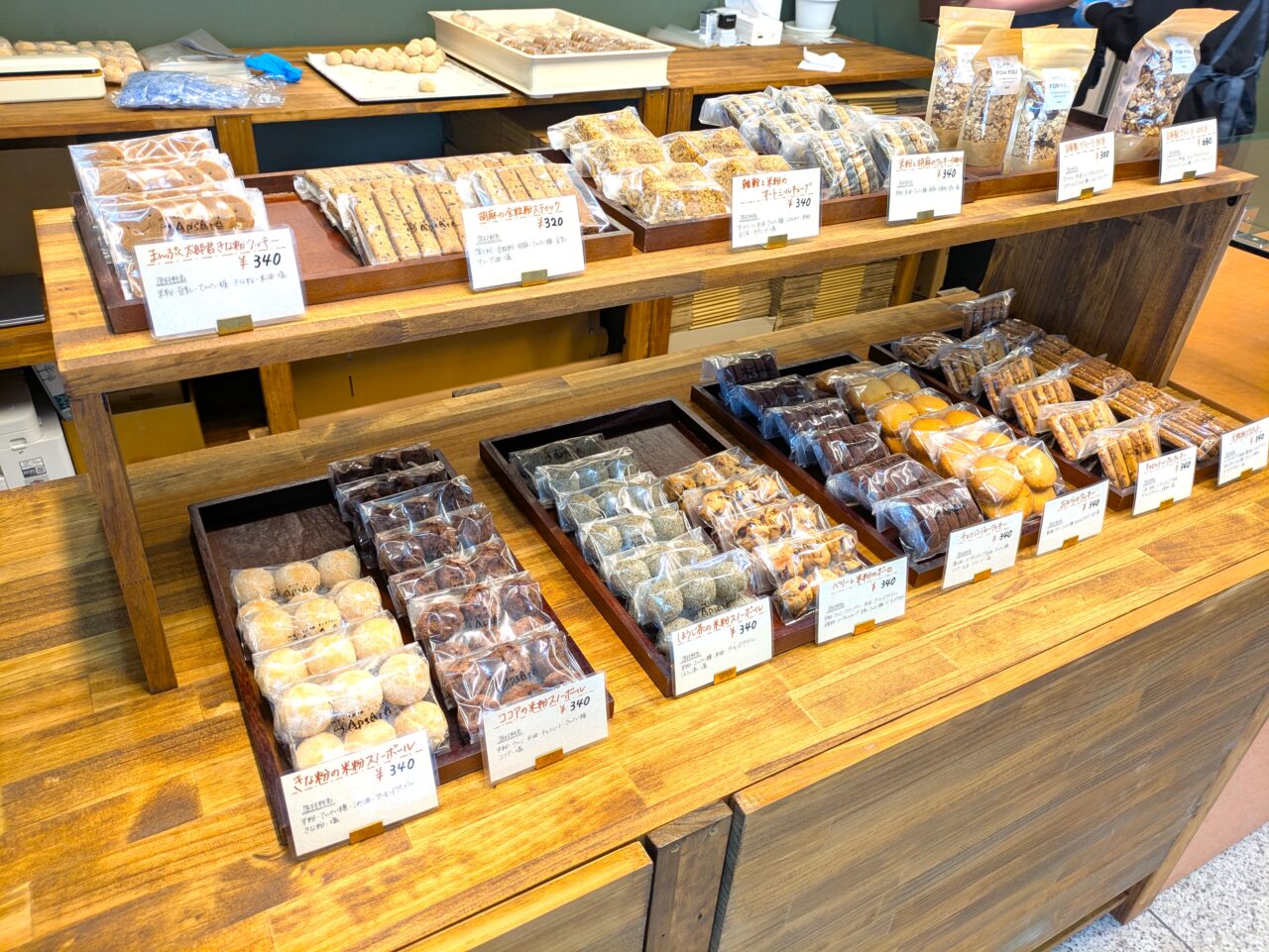 店内の商品