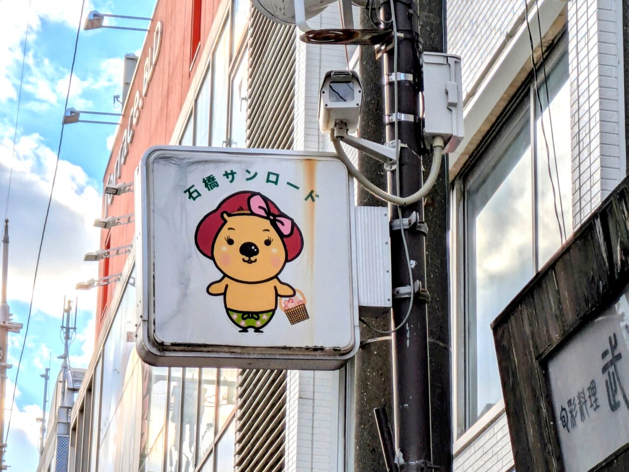 石橋サンロードの看板