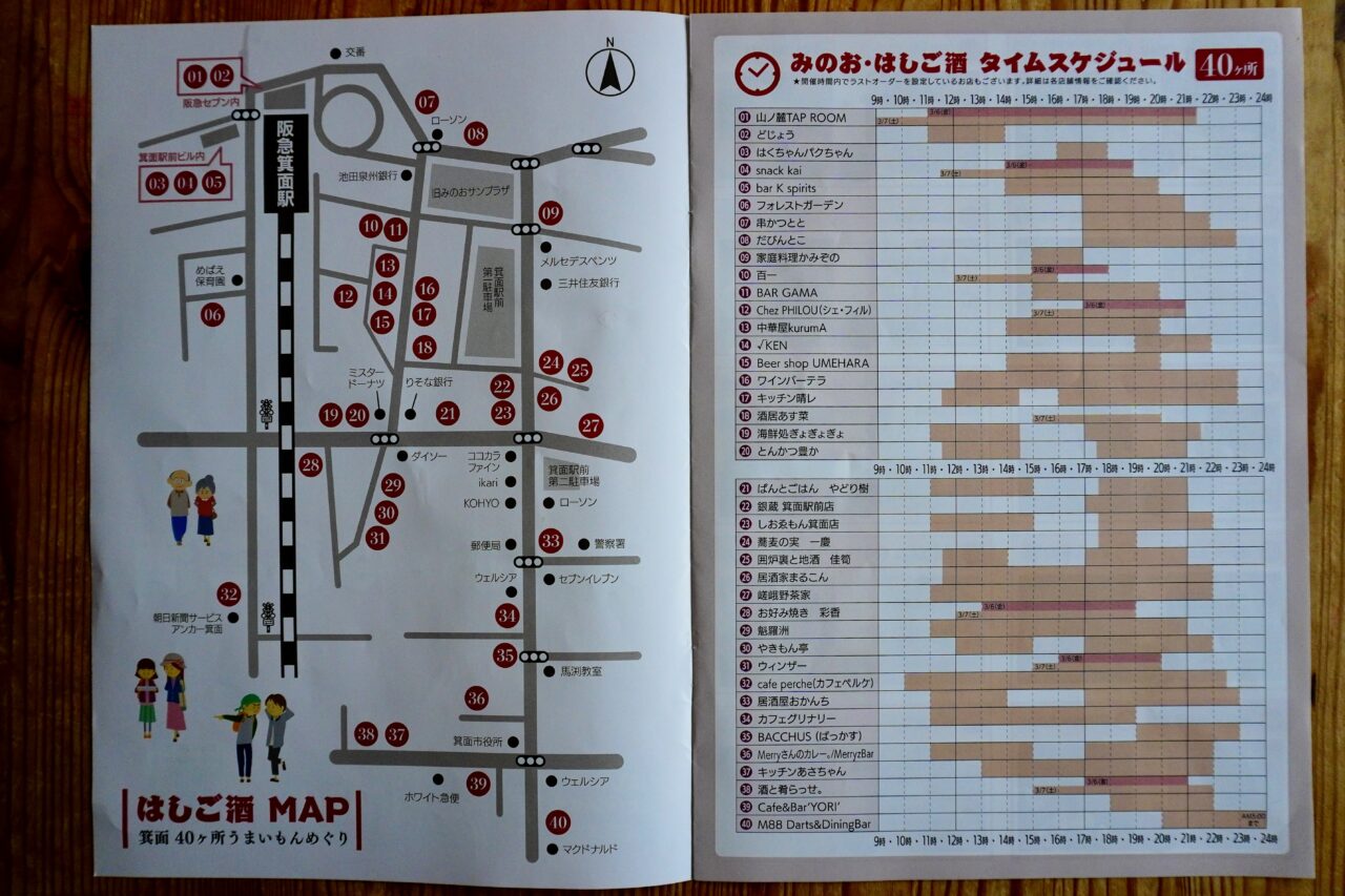 みのお・はしご酒2026年3月