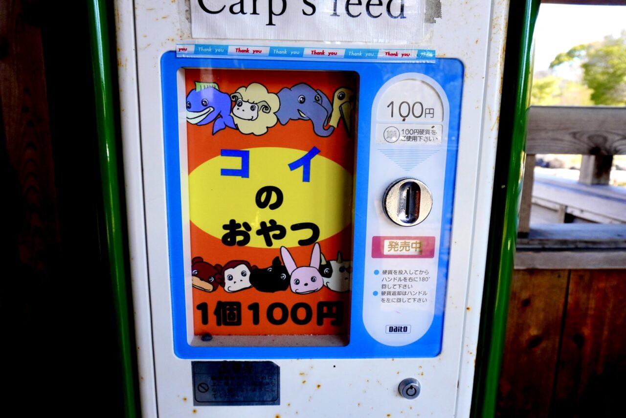 池田市池田城跡公園2026年3月鯉のエサ販売再開