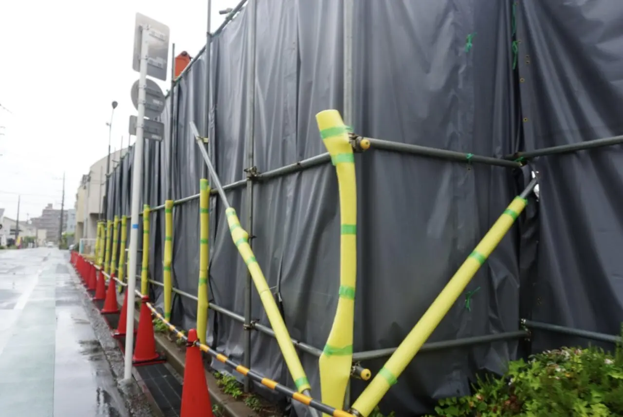 マクドナルド牧落店跡新店舗工事中2026年5月